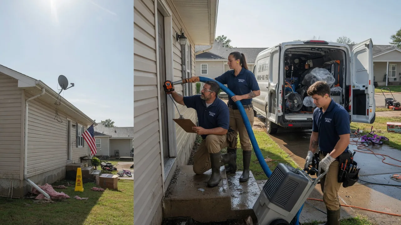 Ceiling Water Damage Restoration in Malone, WI near me